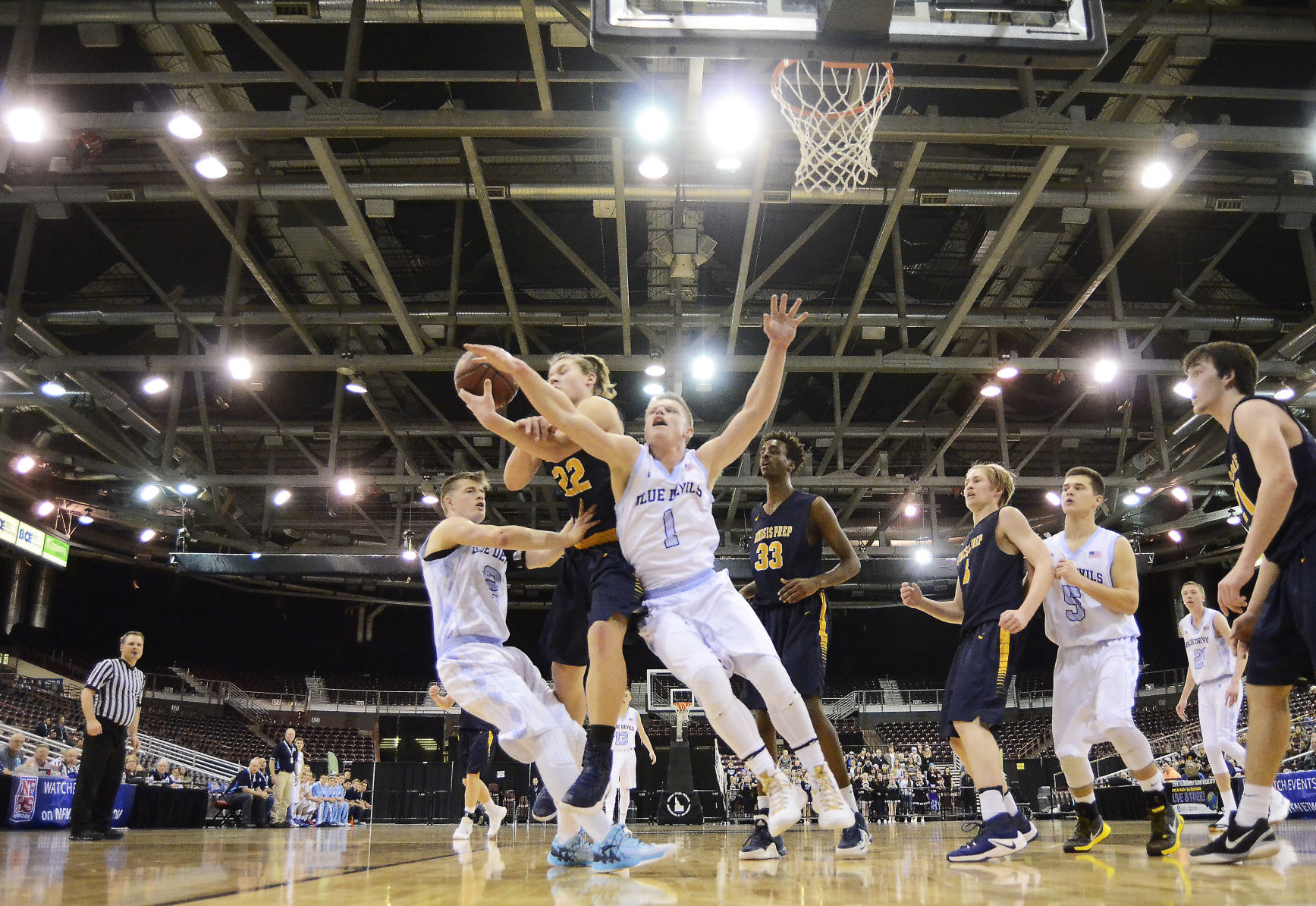 1A DII Boys State Basketball Championship - Dietrich Vs. Genesis Prep